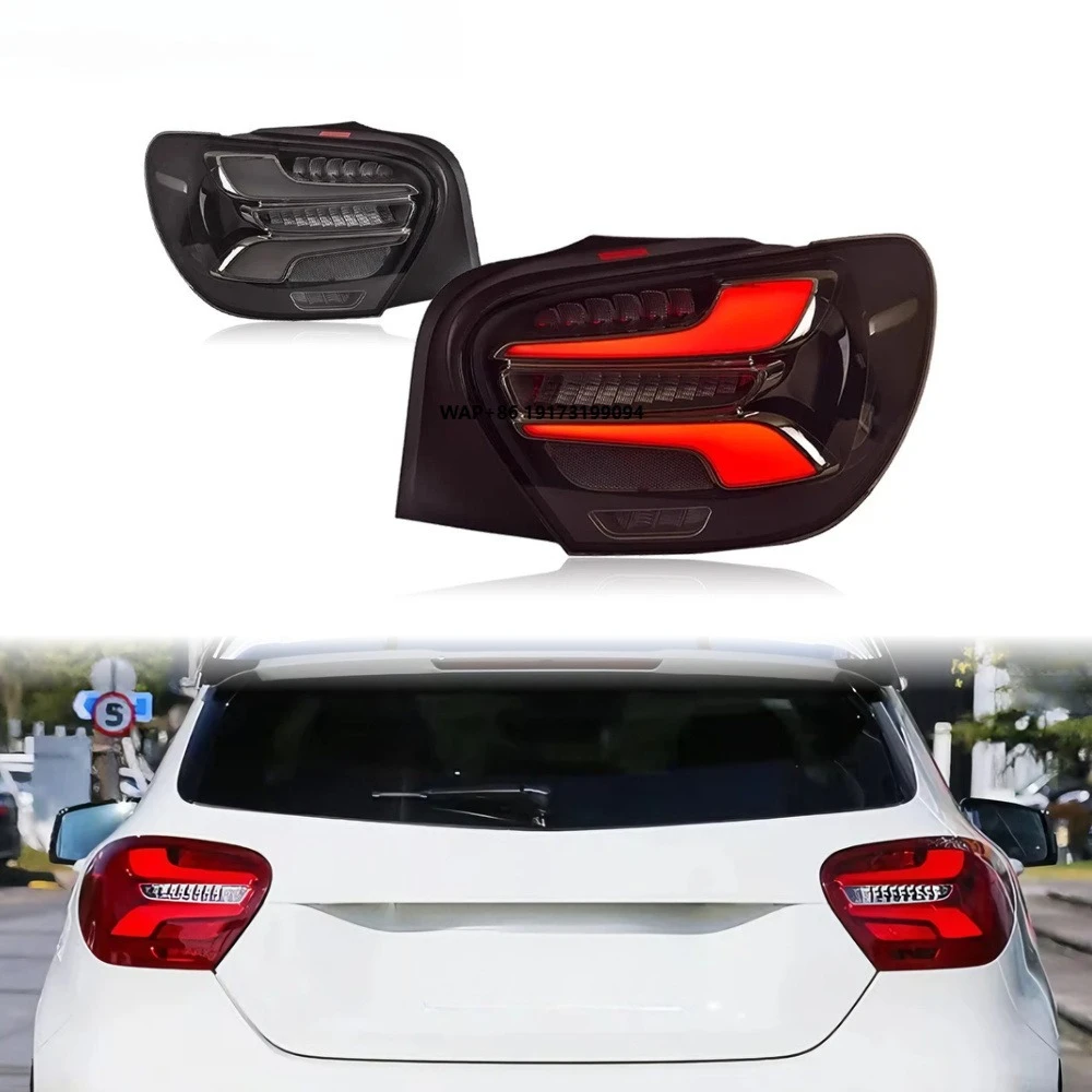 

W176 Taillights 2013-2018 LED A-Class Car Taillamps Upgrade Rear Back Design LED Rear Lamps Plug and Play for