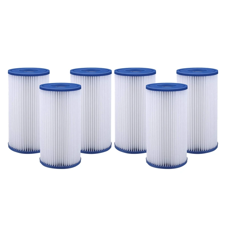 6-Pieces A Or C Replacement Swimming Pool Filter Elements Is Compatible With Intex 29000E/59900E Simple Swimming Pool