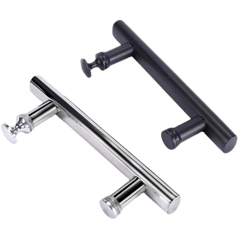 Bathroom Glass Door Sliding Door Handle Hole Spacing: 145mm Bathroom Door Handle - Stainless Steel 304.