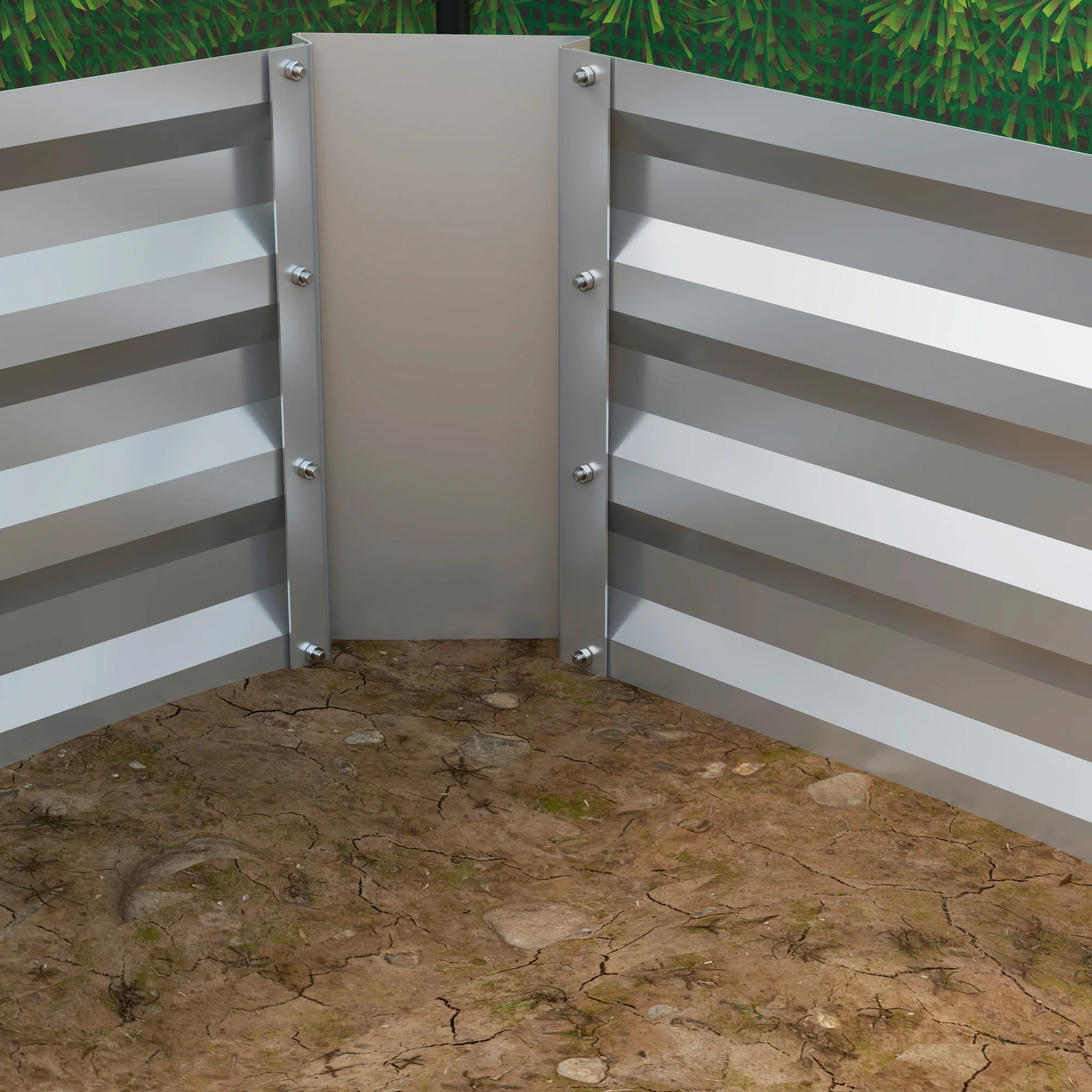 Outsunny 8.6 X 3 X 1ft Raised Garden Bed with Mini Greenhouse, Galvanized Raised Garden Bed with Cover