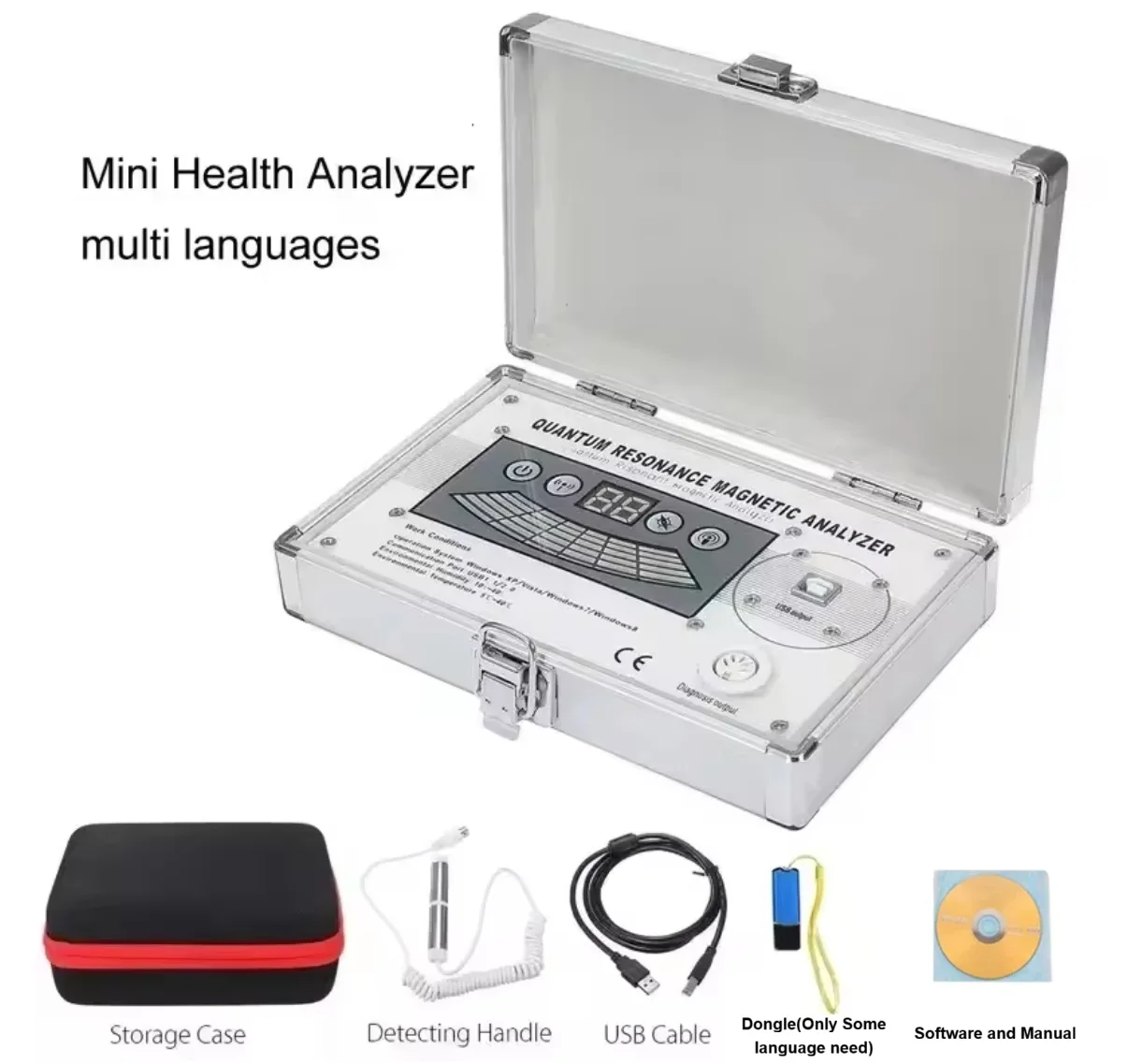 2026 Newest Original 62 Reports Quantum Analyzer Magnetic Resonance Health Analyzer Bio-Resonant Full Body Analysis Machine
