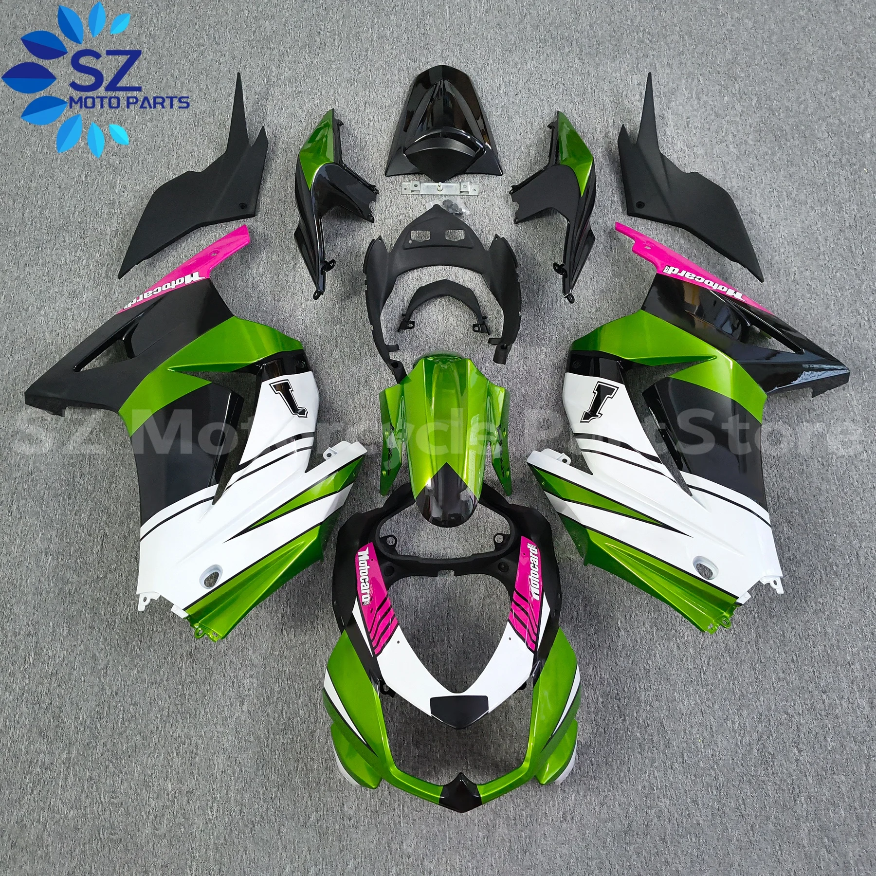 

Комплект обтекателя мотоцикла для Kawasaki Ninja250R 2008 2009 2010 2011 2012, сменные обтекатели из АБС-пластика, обтекатели EX250R 08-12