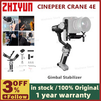 .ZHIYUN CRANE 4E Gimbal Stabilizer 3-Axis Handheld for DSLR Mirrorless Cameras for Sony Canon Nikon Panasonic
