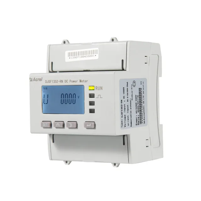 Acrel DC Real-time Monitoring Meter DJSF1352-RN 85~265V Power Supply Din Rail DC Electricity Meter for EV Charger Monitoring