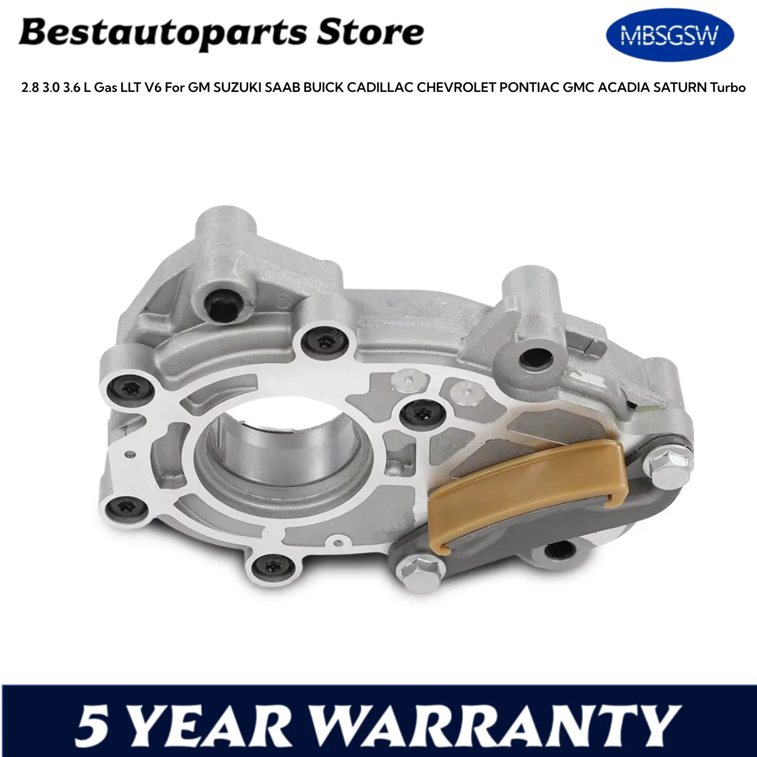 Engine Parts Oil Pump Fits 2.8 3.0 3.6 L Gas LLT V6 For GM SUZUKI SAAB BUICK CADILLAC CHEVROLET PONTIAC GMC ACADIA SATURN Turbo