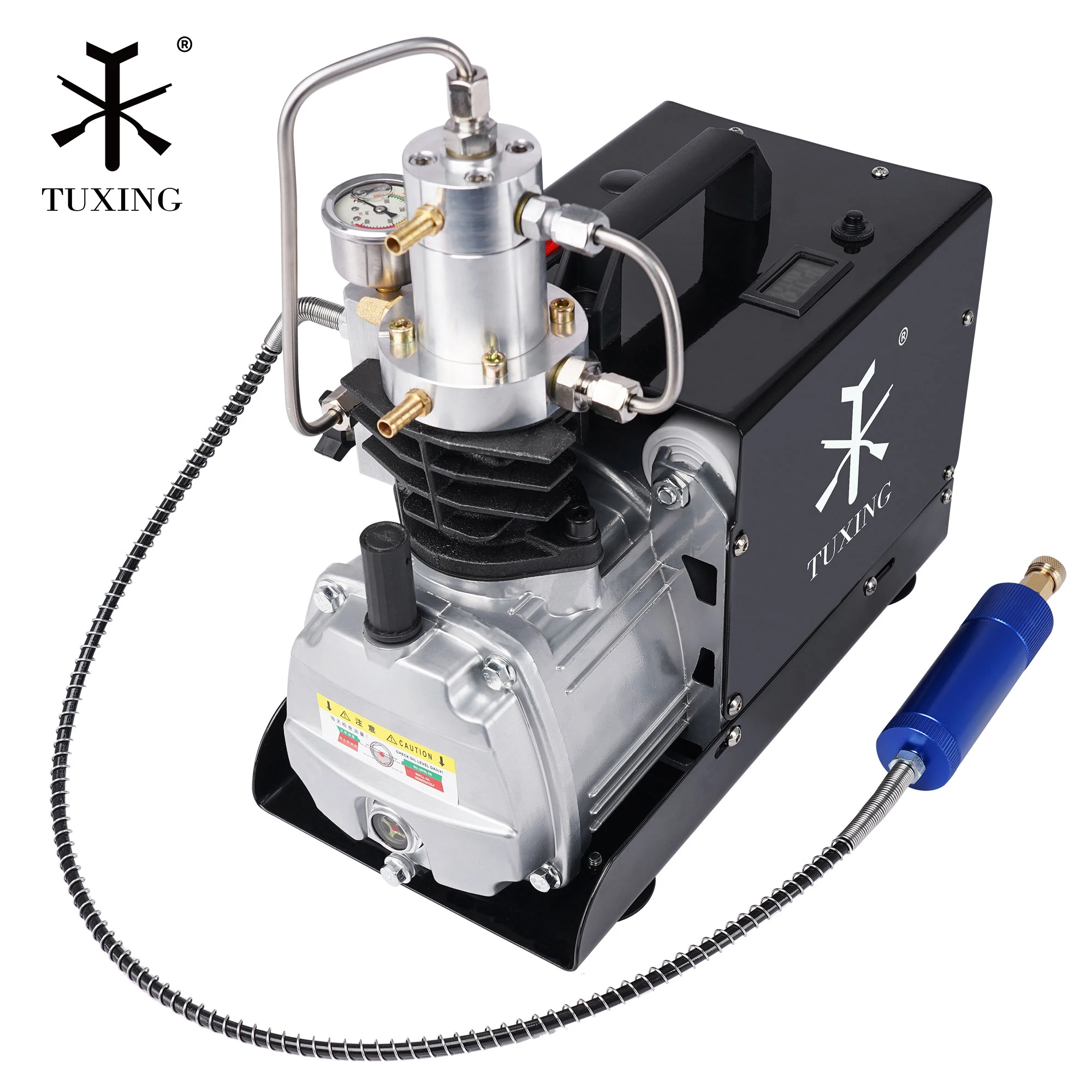 

Factory Wholesale High Pressure 220V 4500psi 300bar 30mpa Electric Portable Car Scuba Diving Paintball PCP Air Compressor