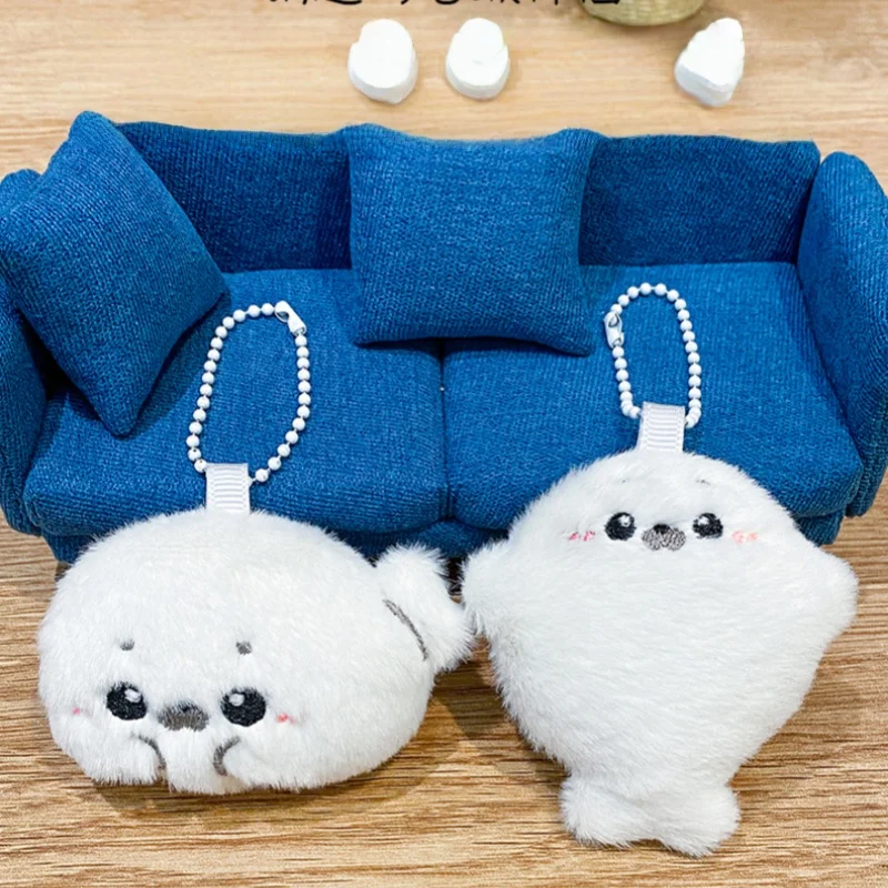 

Милый плюшевый брелок-тюлень для сумки, подвеска-игрушка в виде животного, плюшевая кукла-брелок, брелок для ключей, подвеска для сумки, подарок на праздник