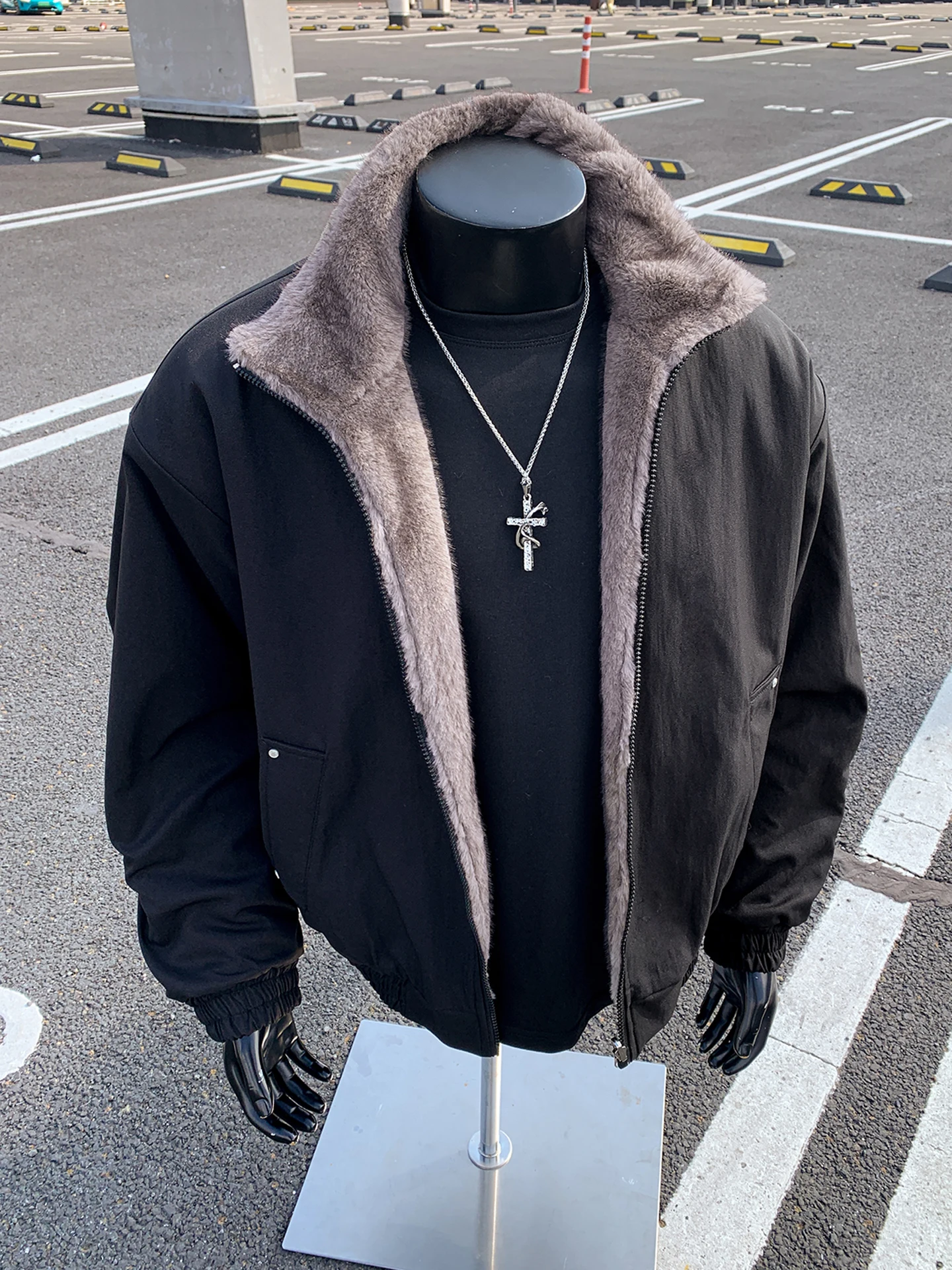 

Теплая хлопковая куртка из холста быка для мужчин, зимнее пальто Thi, молодежное повседневное длинное све, стандартный крой, модный цвет