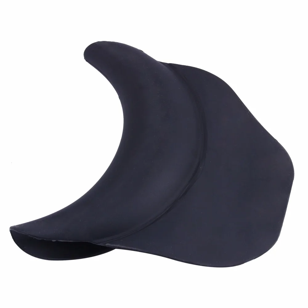 1pcs Black Silicone Shampoo Head Pillow Neck Rest With Suction Cup Hair Wash Sink Basin Hairdresser Accessories