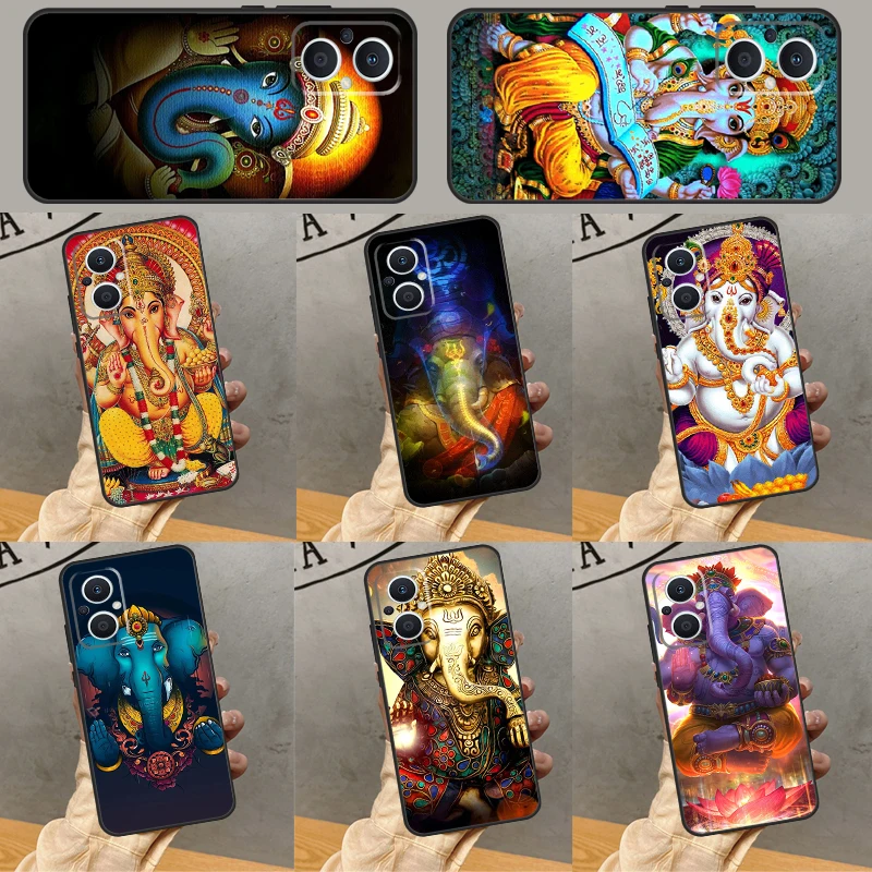 Ganesh Elephant God Phone Case For OPPO Reno 8 Lite 7 6 5 4 3 8T 2Z 5Z 4Z Find X5 Lite X3 X2 Neo X6 Pro Cover