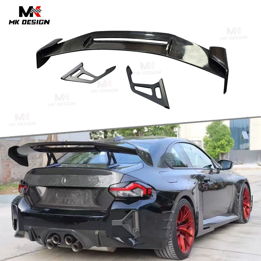 For BMW M3 G80 M4 G82 M2 G87 G8X G42 Coupe Sedan 2021+ Carbon Fiber A Style Rear Spoiler Trunk Wing Boot Lip Spoiler Car Styling
