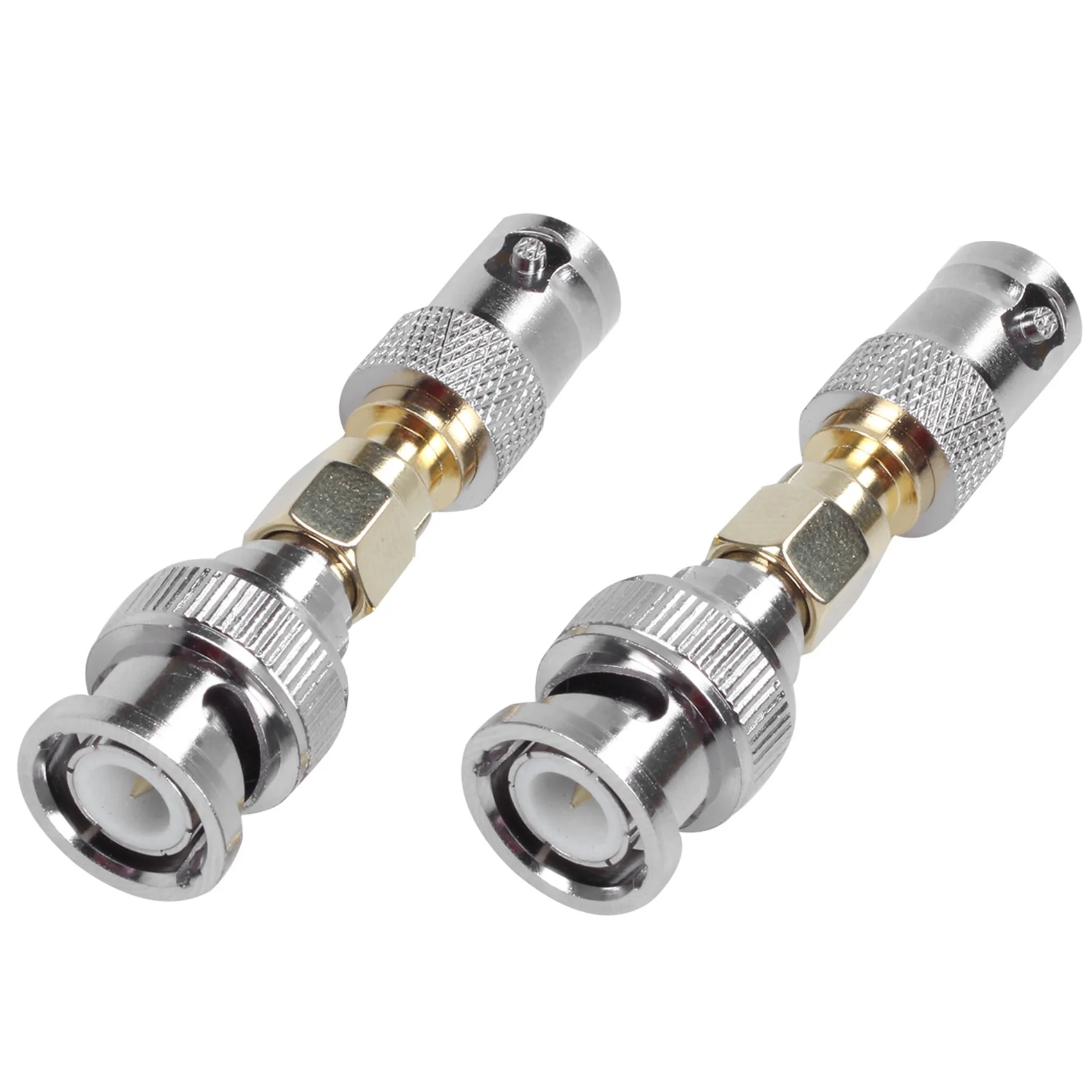 A69ESMA To BNC Kits RF Coaxial Adapter Male Female Coax Connector 12 Pieces