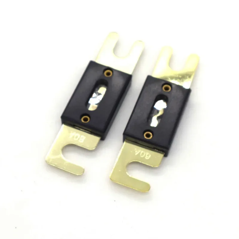 1 Piece ANL Type Fuse Gold Plated High Quality Fuses 100A 125A 150A 200A 250A 300A Car Vehicle Audio Video Fuse Blade