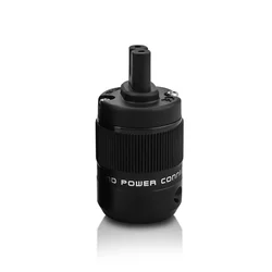 2pcs Rhodium Plated Figure 8 C7 Power Plug hifi Audio speaker amplifier Electrical AC cord IEC socket connector