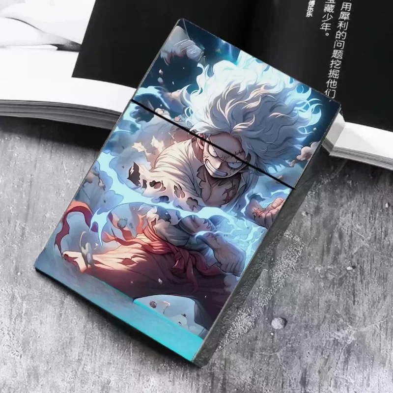 One Piece Luffy PVC Cigarette Case Anime Action Figure Cartoon Storage Box Kids Toys Anime Merchandise Decoration Birthday Gifts