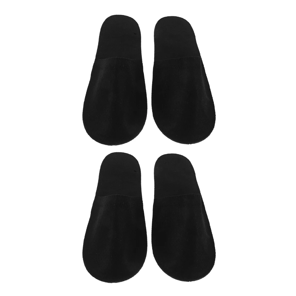 

2pcs 2 Pairs Comfortable Spa Non Slip Hotel Guest Felt Disposable Japanese Sauna Pool Slippers Foldable Travel Slippers Bulk For