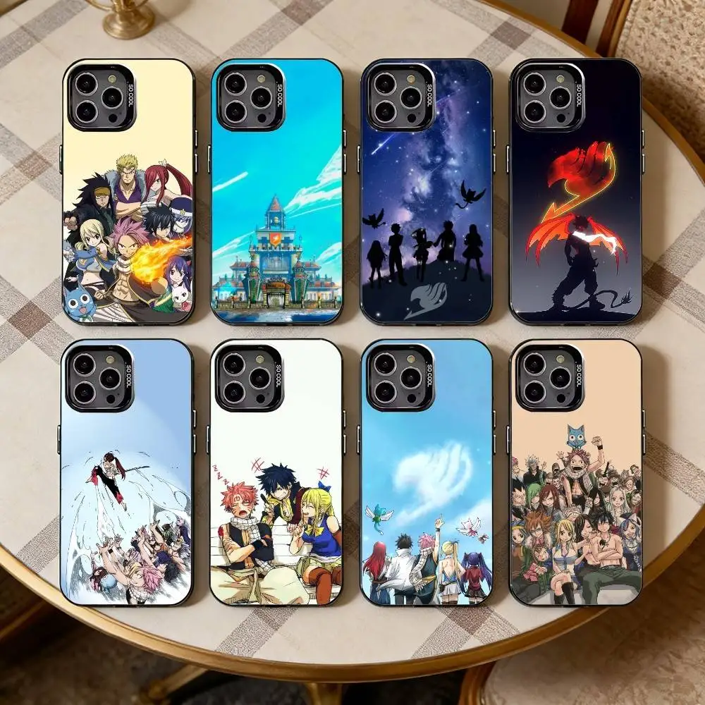 

F-FAIRY TAIL ANIME Black Candy silver phone case Phone Case For iPhone17,16,15,14,13,12,11 Plus,Pro Max
