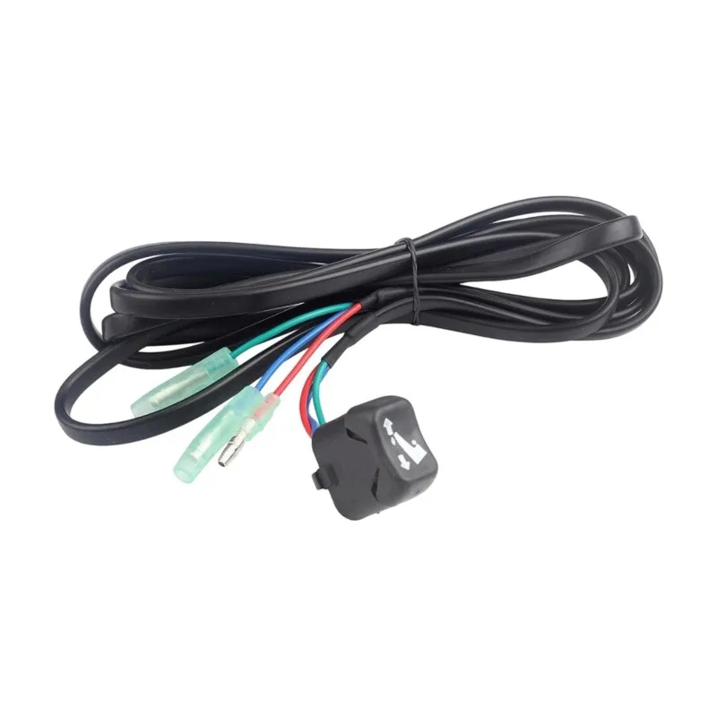 For Outboard 704 Side Remote Control Box Compatible 704856340 Marine Vertical Single Control Box Trim Switch 704-8563-40