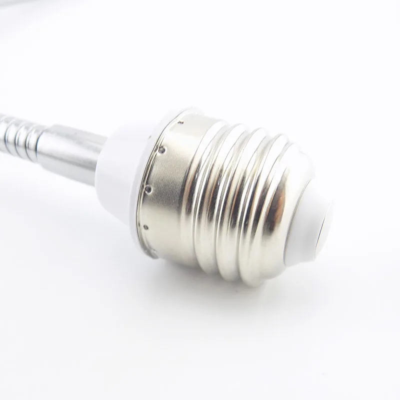 E27 LED Light Bulb Base E27 to E27 Socket Flexible Extension Light Holder Converters Lamp Adapter EU US 18cm/28cm/38cm/48cm/58cm