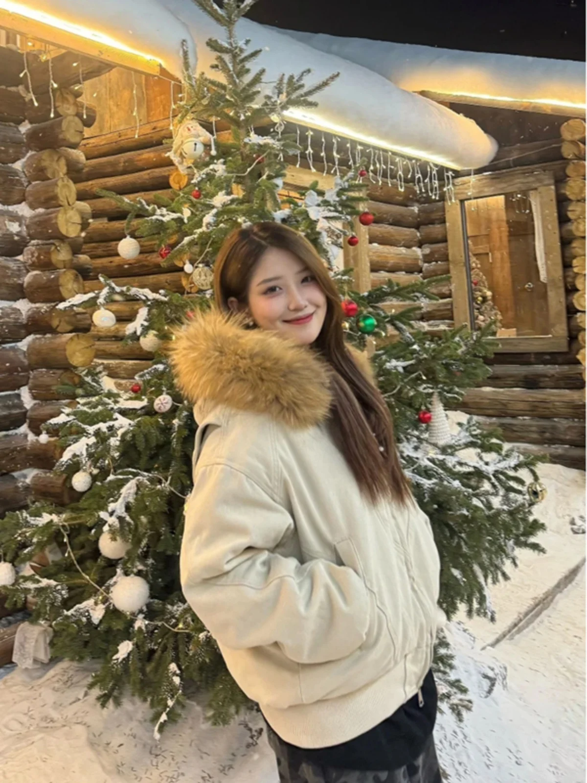 

Thiened Winter Jaet Men's Cotton Padded Coat Hooded Warm Deconstructed Quilted Polyester Fiber Long Sve Zipper Closure