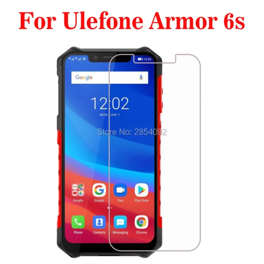 

10pcs for ulefone armor 6s tempered glass 9h safety protective film lcd screen protector for ulefone armor 6s shield guard