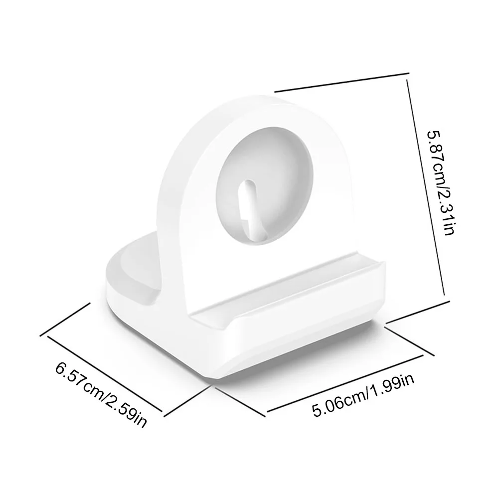 

Charging Dock Stand Silicone Non-Slip Charger Dock Stand Bracket Holder for Google Pixel Watch 3 41mm 45mm for Fitbit Ace LTE