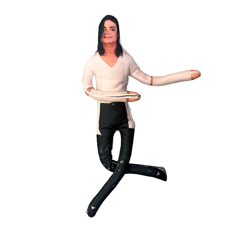 New Style Michael Jackson Cosplay Prop Stuffed Figure Dolls Room Decoration Doll Plush Abstract Joint Mobility Props Gift view 4