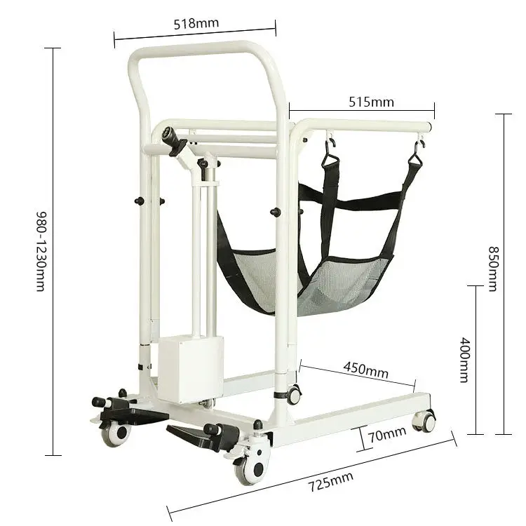 Wholesale Medical Portable Electric Toilet Move Wheel Nursing Patient Transfer Lift Commode Chair for Elderly