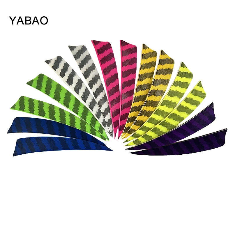 

50 шт., 5 дюймов, настоящие перья, оперение со стразами, правое крыло, перья для стрельбы из лука для DIY, аксессуары для лука и стрел