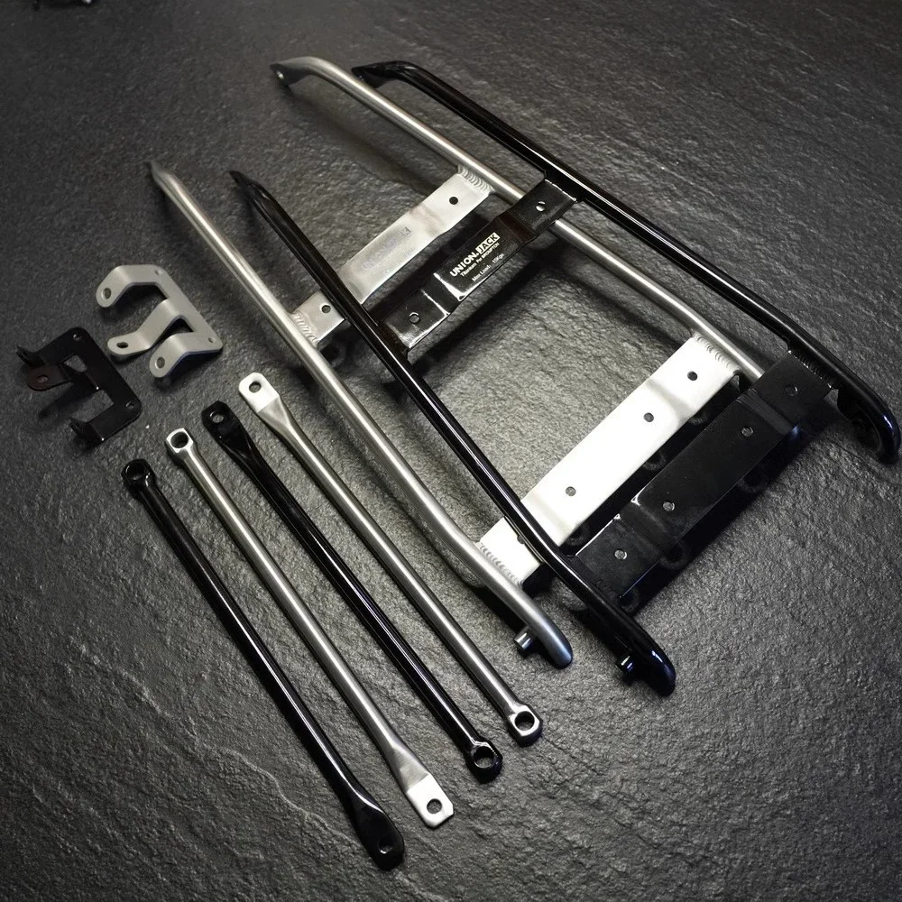 Unionjack Full-titanium luggage rack for Brompton Pline Tline and Cline 12speed Ultra-light rack max load 15kg