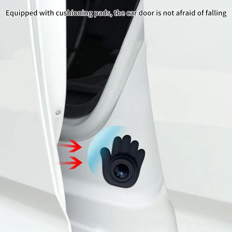 Car Door Shock Absorber Silicone Pads Universal Anti Shock Pad Car Door Protector Stickers Anti Collision Gasket Buffer 10/20PCS