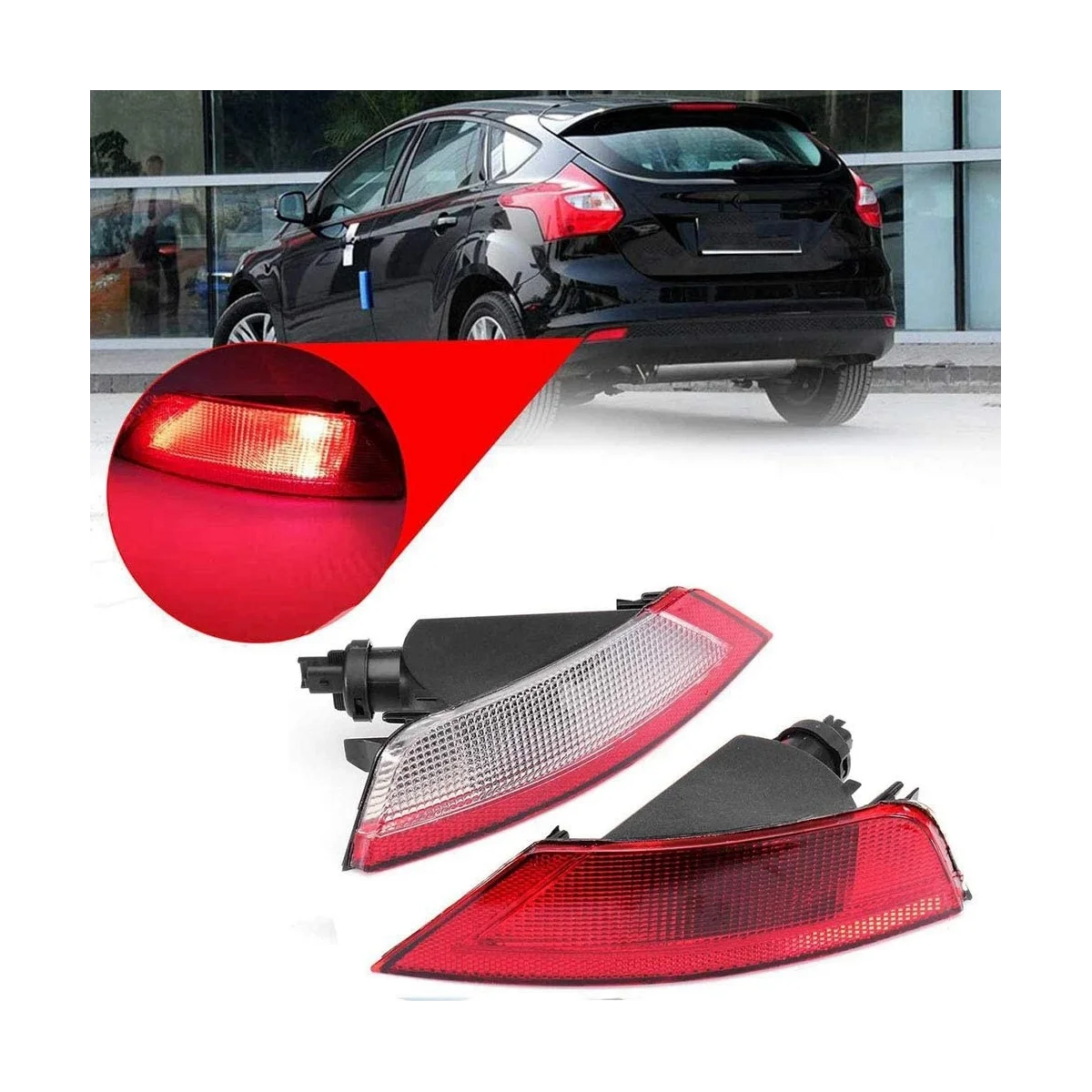 Rear Bumper Brake Fog Light Tail Light Reverse Light Car for Ford Kuga 2008-2012 1507101 1505706 image 5