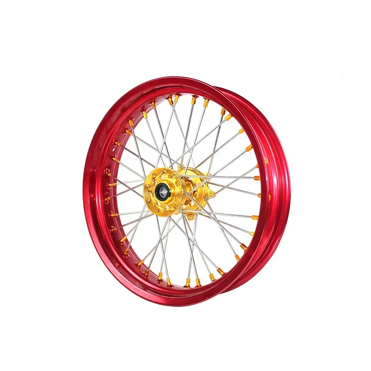 

Dirt bike 17'' Aluminum Alloy 7116 High Quality Supermoto 36 Spoke Wheel Fit CRF CRF-X 125 250 450 CRF-L250