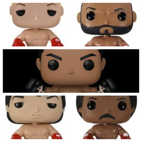 Boxningsfigur Ali, Apollo, Creed, Balboa, Ivan, Drago, Clubber, Lang, Team Pacquiao, Manny Pacquiao, Vinyldockor, Actionfigur, Modellleksak, 10 cm 10 best sales Ali-leksaker - №3
