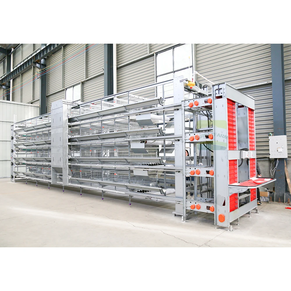

GREAT FARM H Type Layer Chicken Cage Egg Laying Hens Farming Chicken Broiler Chicken Coop