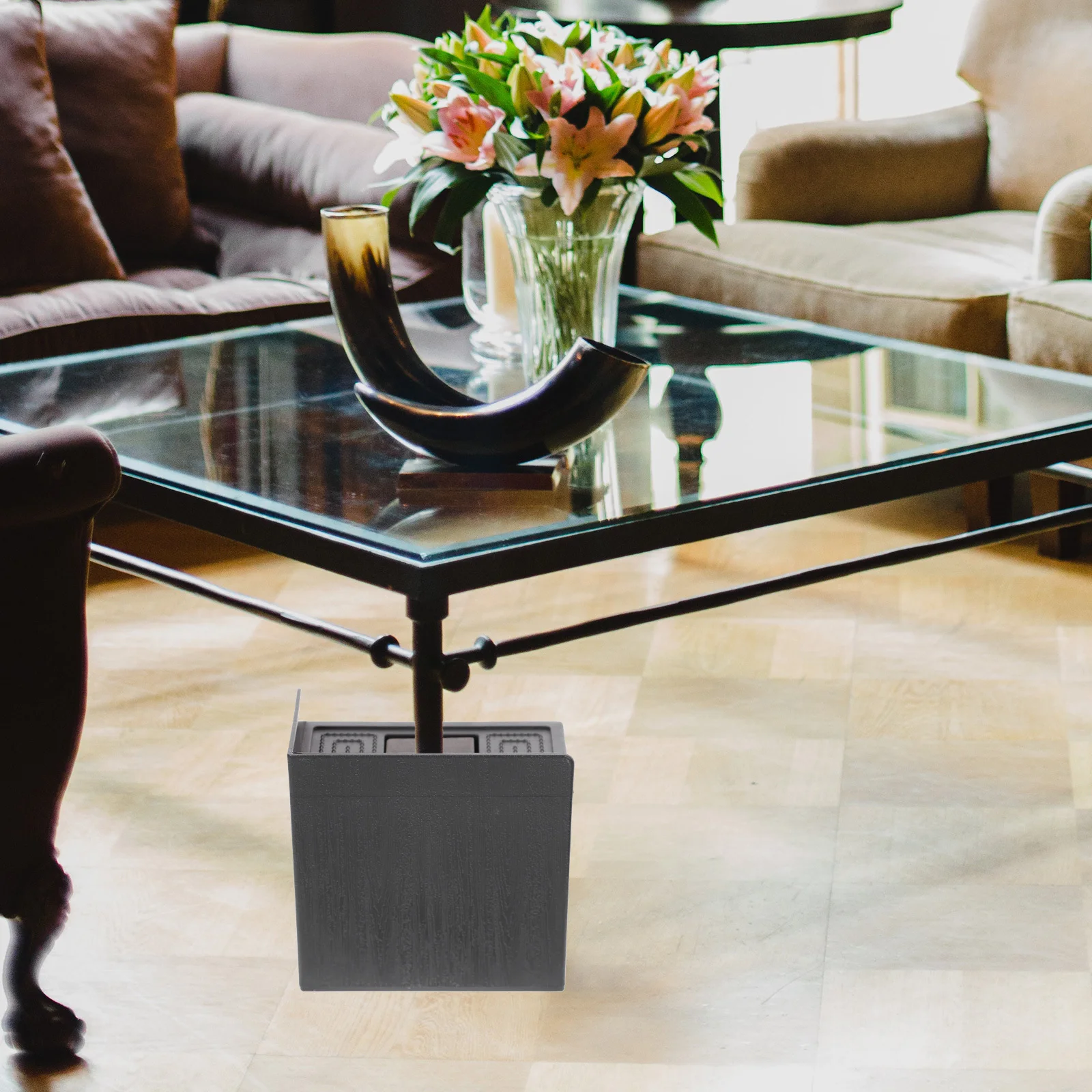 

4Pcs Furniture Risers Cushioned Heavy Duty Protective Bed Lifts Non Slip Couch Table Sofa Washing Machine Elevators