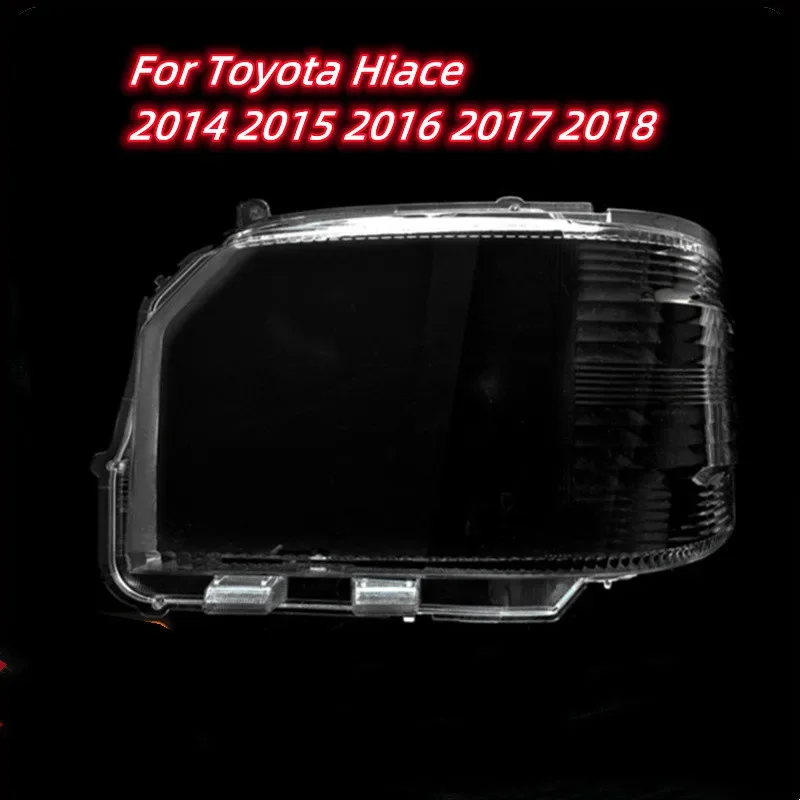 HTTCY      For Toyota Hiace 2014 2015 2016 2017 2018 Car Headlight Lens Cover Headlamp Shade Shell Glass Cover view 2