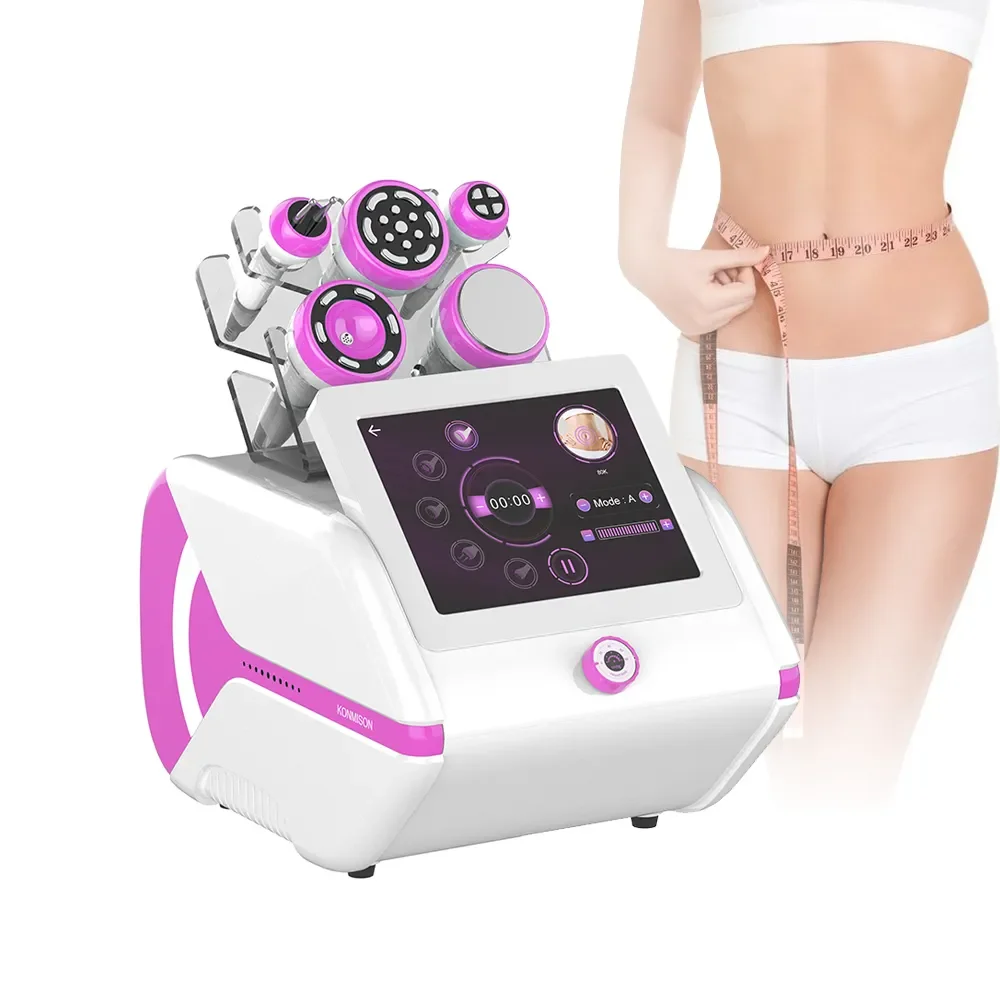 

Цена по акции, новейшая умная 6d Rf вакуумная Lipo машина для похудения тела 80k Cavit 5in1