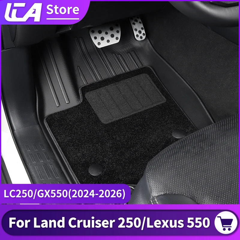 For Toyota Land Cruiser 250 2024 2025 Prado LC250 1958 Floor Mats/Trunk Mats Interior upgraded Accessories Modification Tuning