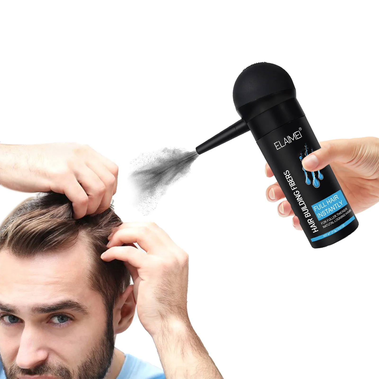 

Hair Building Fibers Hair Building Fibers Hair Thickening Fibers For Thinning Hair And Bald Spots Thicker Fuller Hair In 15