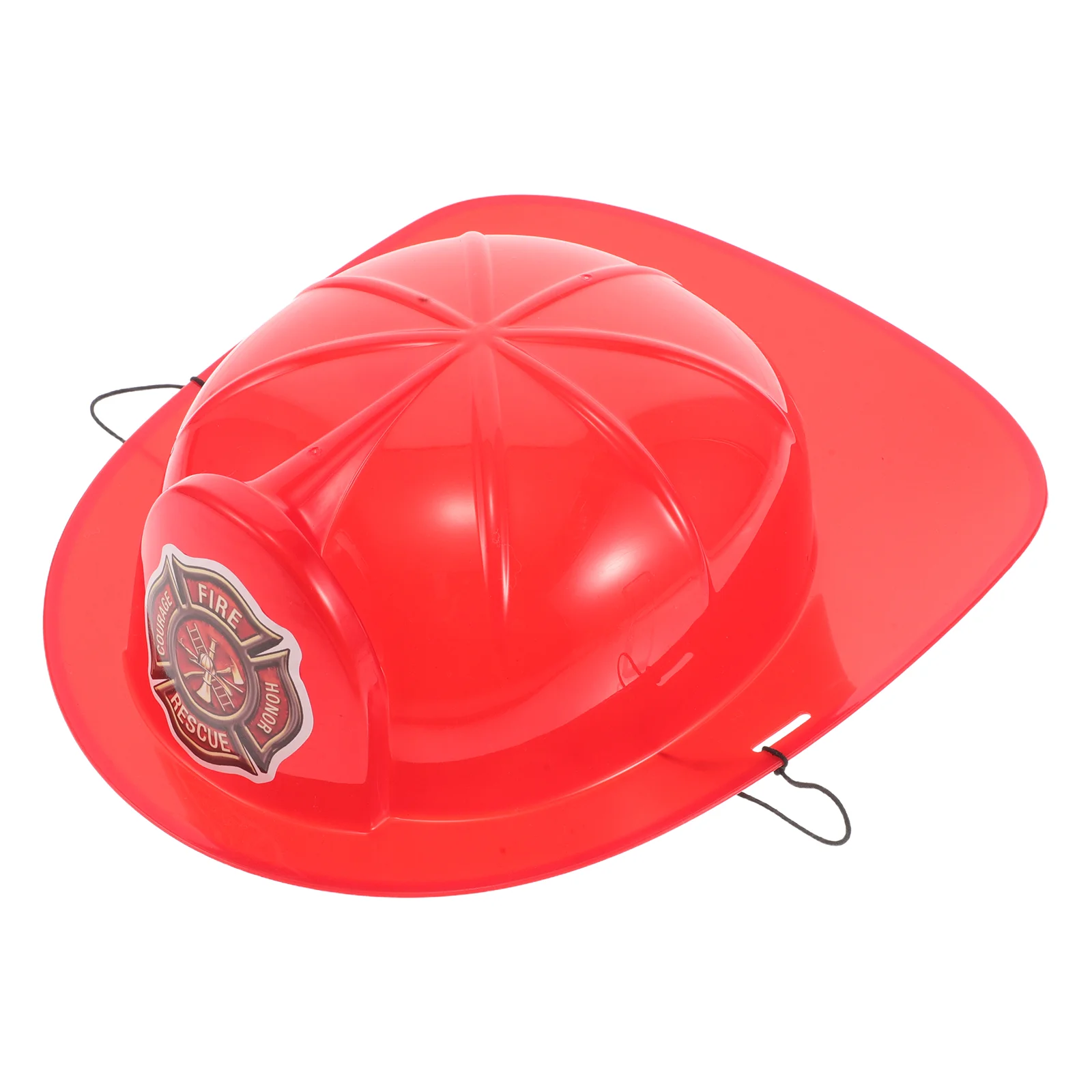 

Children Fire Hat Firefighter Accessories Hats Profession Prom for Kids Plastic Party Toddler