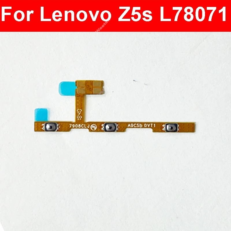 On OFF Power Volume Flex Cable For Lenovo Z5S L78071 Power Key Volume UP Down Side Button Flex Ribbon Replacement Parts