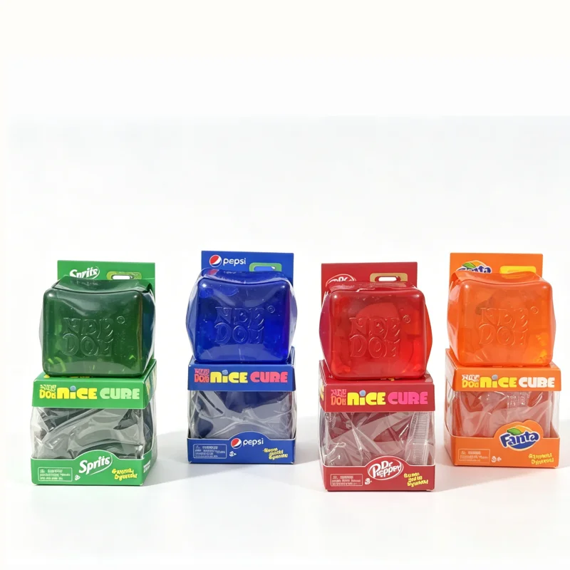 Needoh Dr Sprite Nice Cube Drop Venting Toy Non-toxic Super Squish Solid Slow Rebound Relieve Anxiety Healing Relax Leisure Gift