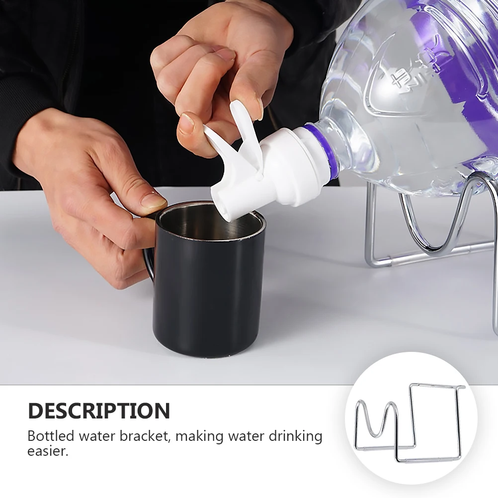 2 قطعة 5L رف إبريق الماء على شكل حرف U قاعدة مطاطية ثابتة غير قابلة للانزلاق حامل لدلو الماء حامل المنزل والمكتب والتخييم والسفر