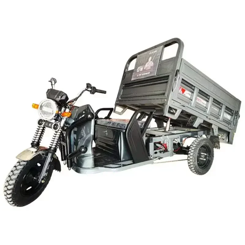 China High Quality Wholesale Bulk Electric Cargo Tricycle 1000W EEC Heavy Load Open Type Electric Tricycles Three Wheel Adult