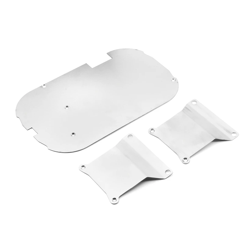 

For TAMIYA TT01 Stainless Steel Chassis Armor Front Rear Protection Anti-Skid Plate For 1/10 RC Car
