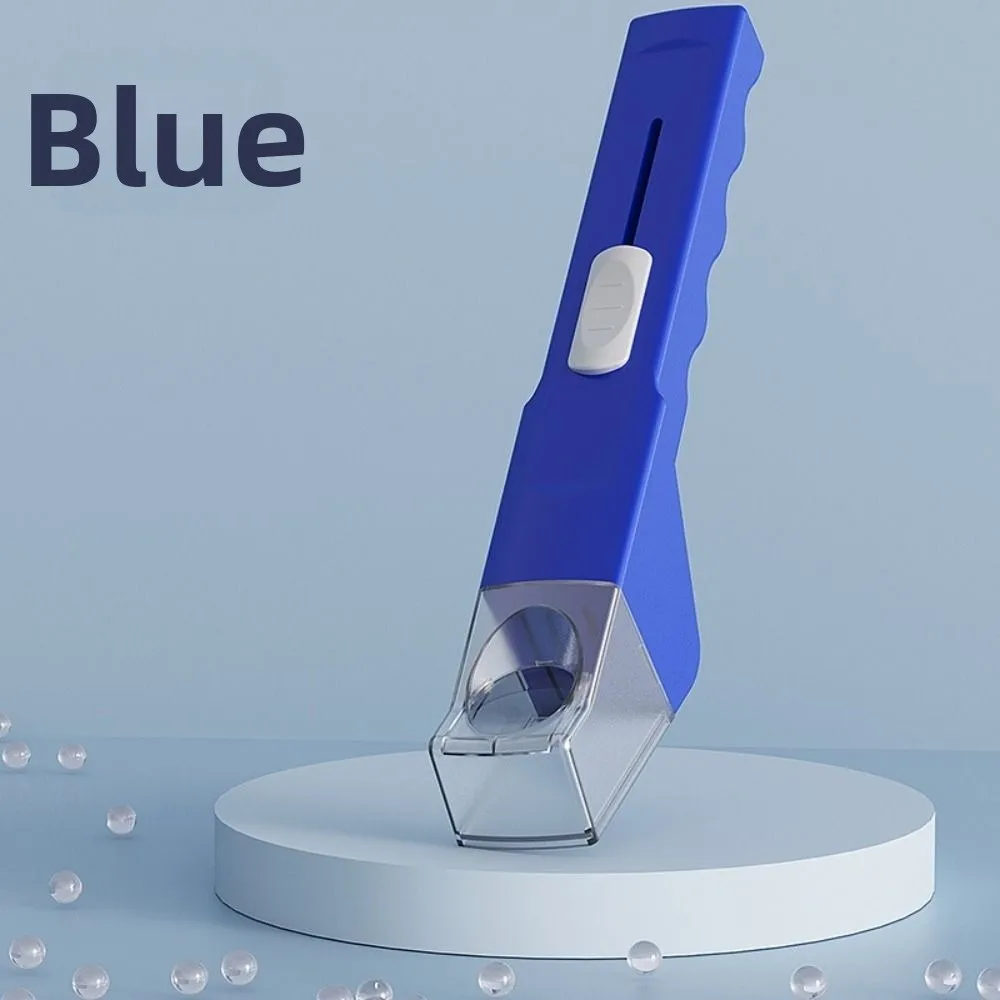 Transparent Observer Box Handheld Insect Catcher Push Type Reusable Tool Contactless Bug Catching Tool with Magnifying Glass