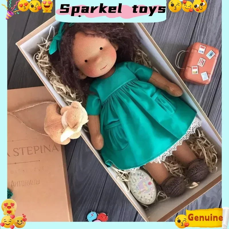 

Genuine Plush Toys Waldorf Handmade Cute Cotton Stuffed Plush Doll Packaging Doll Fabricchanging Box Best Children Birthday Gift