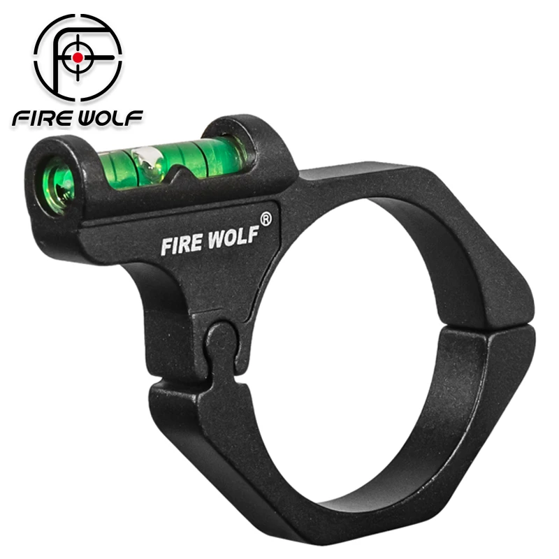 FIRE WOLF 34mm Zielfernrohr-Wasserwaage Anti-Kipp-Vorrichtung Spiritueller Nivellierer für Zielfernrohrgestänge Aluminium-Halterung