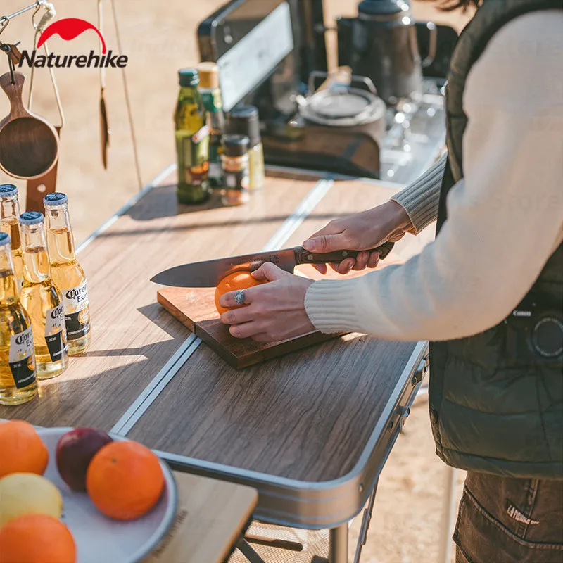 

Naturehike MDF Portable Cooking Table Outdoor Camping Picnic Barbecue Kitchen Cooking Table Multifunctional Shelf Table